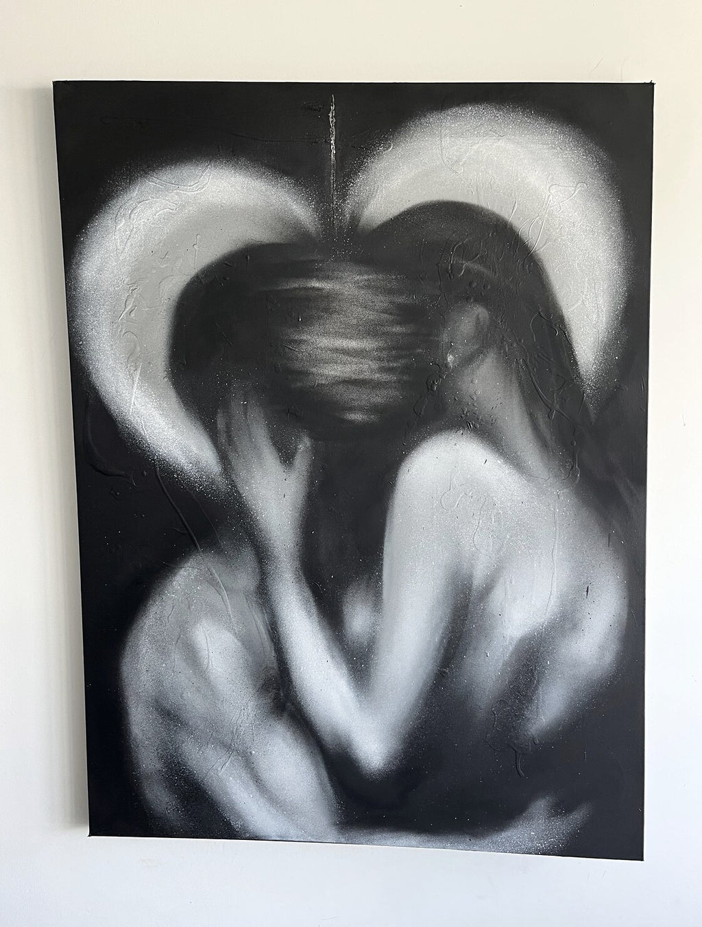 ALMOST by HEEM — artwork displayed on an off-white wall