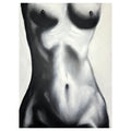 THE START by HEEM — spray paint on canvas, 40 x 50 in, 2026